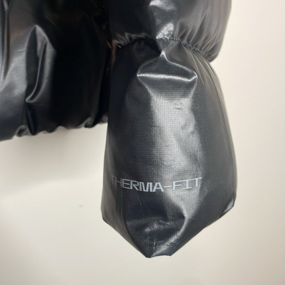 Nike | Women’s Black Therma Fit Down Filled Puffer Loose Fit Coat Size XL NWT - Picture 7 of 11